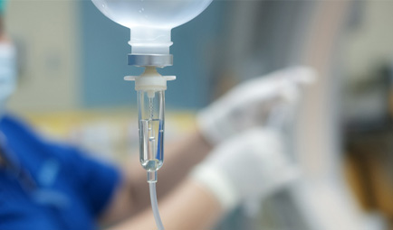 An IV bag in Baltimore