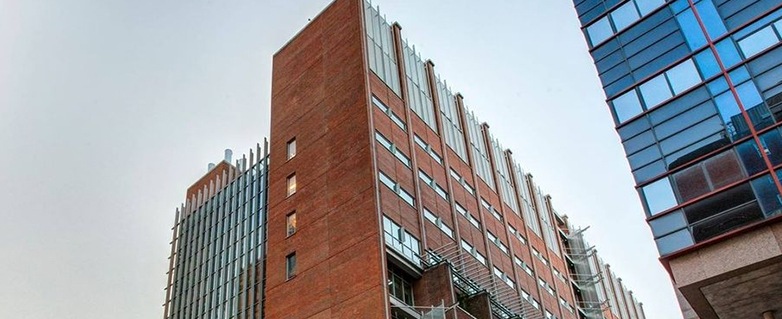 Outside view of dental school building