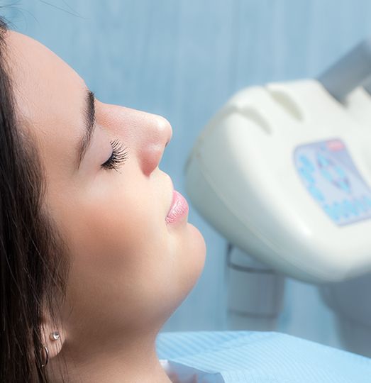 Relaxed patient during sedation dentistry visit